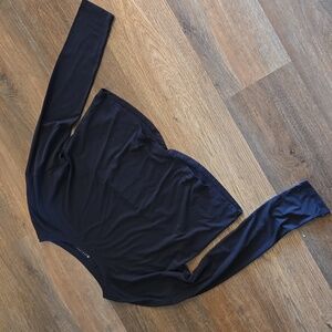 Athleta Long Sleeve Cropped Tee